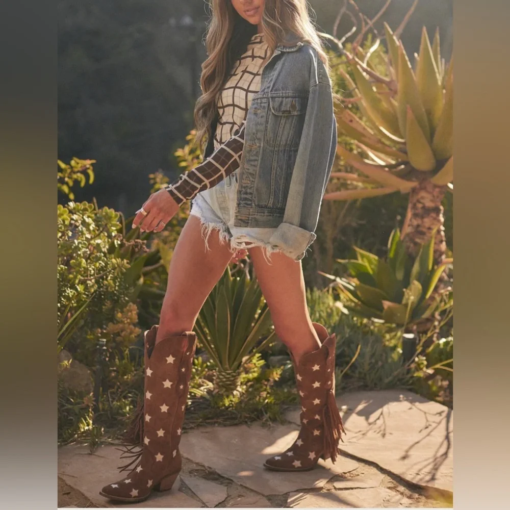 Dingo Super Star Brown Suede Boot - Picture 3 of 7